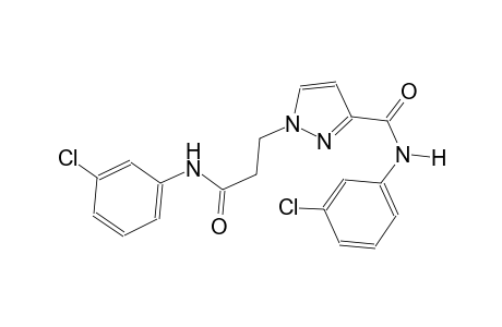 1H-pyrazole-1-propanamide, N-(3-chlorophenyl)-3-[[(3-chlorophenyl)amino]carbonyl]-