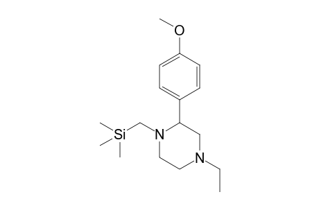 [4-ethyl-2-(4-methoxyphenyl)-1-piperazinyl]methyl-trimethylsilane