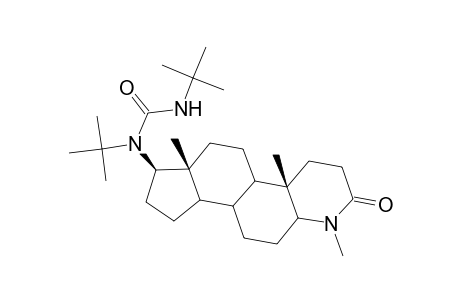 1,3-Di-tert-butyl-1-((4aR,4bS,6aS,7S,9aS,9bR,11aR)-1,4a,6a-trimethyl-2-oxohexadecahydro-1H-indeno[5,4-f]quinolin-7-yl)urea