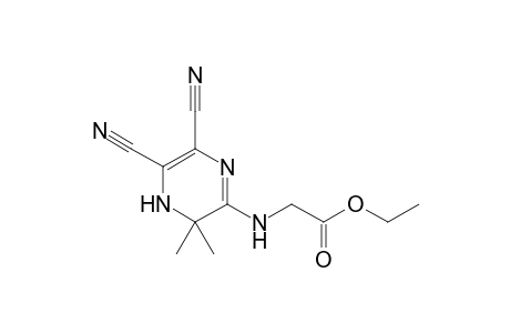 Ethyl 2-[(5,6-Dicyano-3,3-dimethyl-3,4-dihydropyrazin-2-yl)amino]acetate