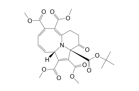 TERT.-BUTYL-(2AA,10AA)-3-OXO-1,2,6,7-TETRAMETHOXYCARBONYL-2A,4,5,10A-TETRAHYDRO-3H-AZOCINO-[2,1,8-CD]-INDOLIZINE-2A-CARBOXYLATE