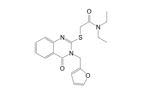 acetamide, N,N-diethyl-2-[[3-(2-furanylmethyl)-3,4-dihydro-4-oxo-2-quinazolinyl]thio]-