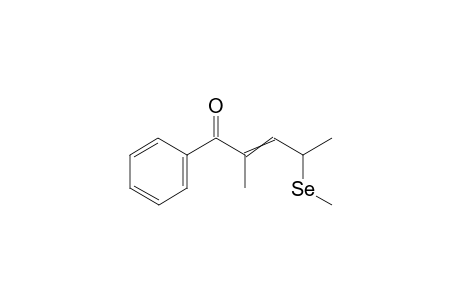 2-Methyl-4-(methylselanyl)-1-phenylpent-2-en-1-one