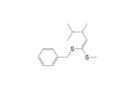 (Z)-1-Benzylthio-1-methylthio-3,4-dimethyl-1-pentene