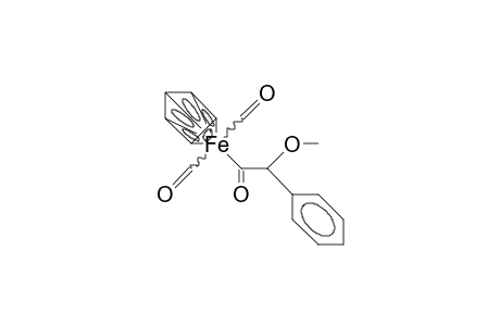 /.eta.-5/-Cyclopentadienyl-(methoxy-phenyl-acyl)-iron dicarbonyl