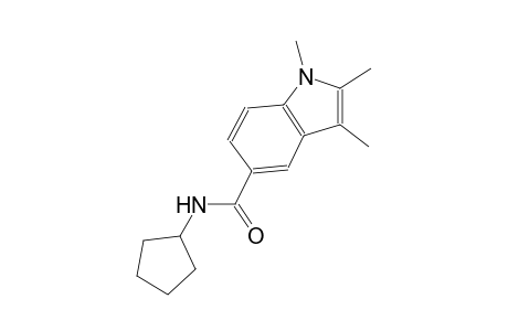 N-cyclopentyl-1,2,3-trimethyl-1H-indole-5-carboxamide