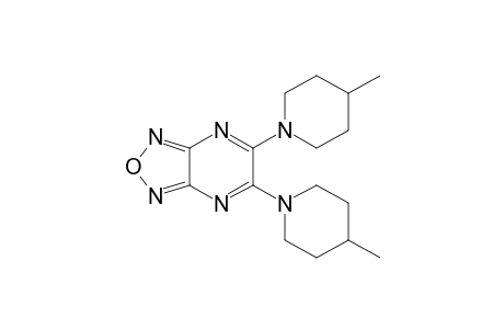 5,6-Bis(4-methyl-1-piperidinyl)[1,2,5]oxadiazolo[3,4-b]pyrazine