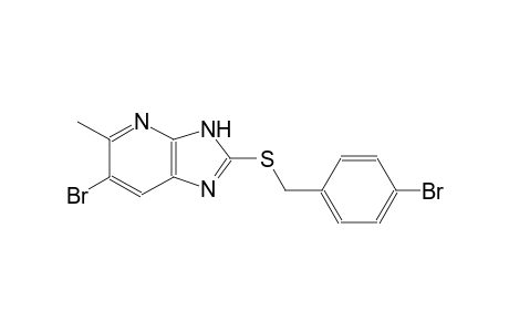 6-bromo-2-[(4-bromobenzyl)sulfanyl]-5-methyl-3H-imidazo[4,5-b]pyridine