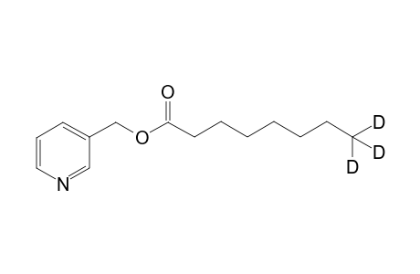 3-pyridylmethyl 8,8,8-trideuteriooctanoate