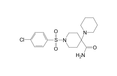 [1,4']Bipiperidinyl-4'-carboxamide, 1'-(4-chlorobenzenesulfonyl)-