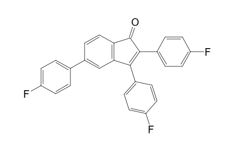 2,3,5-Tris(4-fluorophenyl)-1H-inden-1-one