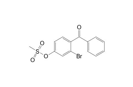 Methanesulfonic acid (4-benzoyl-3-bromo-phenyl) ester