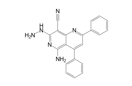 5-Amino-8-cyano-7-hydrazino-2,4-diphenyl-1,6-naphthyridine