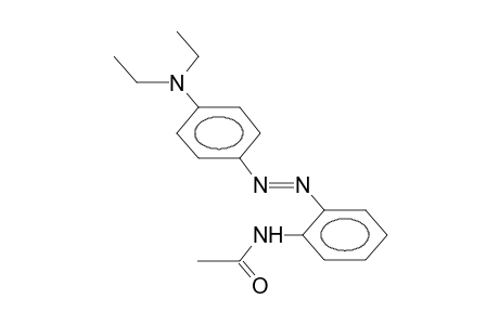 N,N-DIETHYL-PARA-(2-ACETAMIDOPHENYLAZO)ANILINE