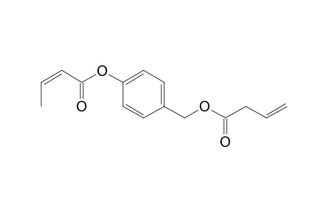 cis-4-[(But-3-enoyloxy)methyl]phenyl But-2-enoate
