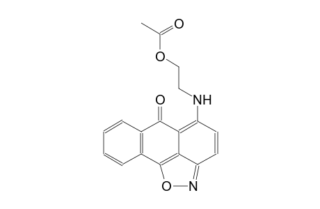 2-[(6-oxo-6H-anthra[1,9-cd]isoxazol-5-yl)amino]ethyl acetate