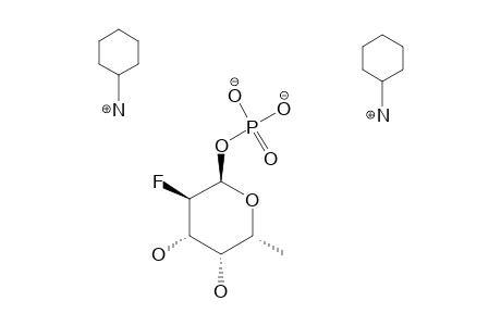 DI-(CYCLOHEXYLAMMONIUM)-2-DEOXY-2-FLUORO-ALPHA-FUCOPYRANOSYL-PHOSPHATE