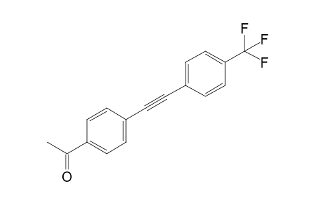 1-(4-((4-(trifluoromethyl)phenyl)ethynyl)phenyl)ethanone