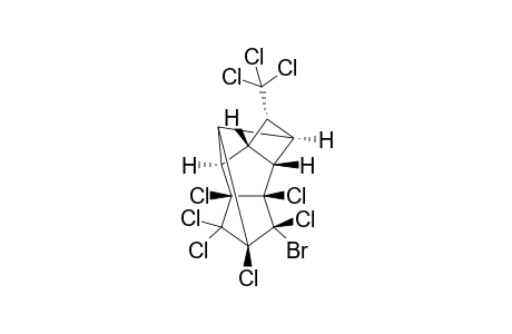 (1.alpha.,2.alpha.,2a.beta.,2b.beta.,3.beta.,4.beta.,5a.beta.,6.alpha.,6a.beta.)-3-brom0-2b,3,4,5,5,5a-hexachlorodecahydro-1-trichlormethyl-2,4,6-methenocyclobuta[a]pentalene