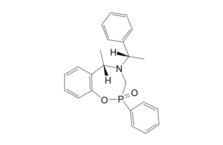 (2S)-2-PHENYL-(5S)-5-METHYL-4-[(1'S)-1-PHENYLETHYL]-2,3,4,5-TETRAHYDRO-1,4,2-BENZOXAZAPHOSPHEPINE-2-OXIDE