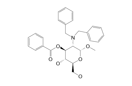 METHYL-2,2-N,N-DIBENZYLAMINO-3-O-BENZOYL-2-DEOXY-ALPHA-D-GLUCOPYRANOSIDE