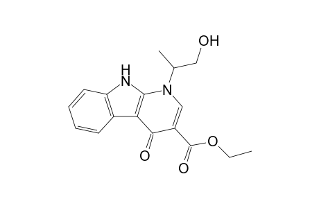 Ethyl 1-(2-hydroxy-1-methylethyl)-4-oxo-4,9-dihydro-1H-pyrido[2,3-b]indole-3-carboxylate