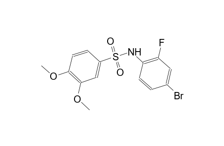 N-(4-bromo-2-fluorophenyl)-3,4-dimethoxybenzenesulfonamide