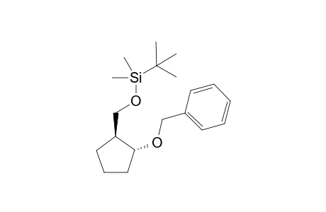(+-)-trans-1-Benzyloxy-2-(tert-butyldimethylsilyloxymethyl)cyclopentane