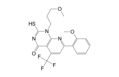 pyrido[2,3-d]pyrimidin-4(1H)-one, 2-mercapto-7-(2-methoxyphenyl)-1-(3-methoxypropyl)-5-(trifluoromethyl)-