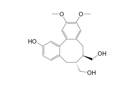 (+)-(6R,7R)-6,7-Bishydroxymethyl-11-hydroxy-2,3-dimethoxy-5,6,7,8-tetrahydrodibenzo[a,c]cyclooctene