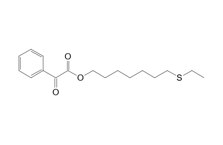 7'-Ethylthio n-heptyl phenylglyoxylate