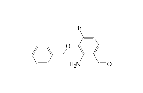 2-Amino-3-benzoxy-4-bromo-benzaldehyde