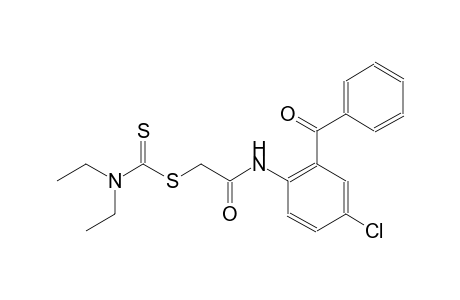 2-(2-benzoyl-4-chloroanilino)-2-oxoethyl diethyldithiocarbamate