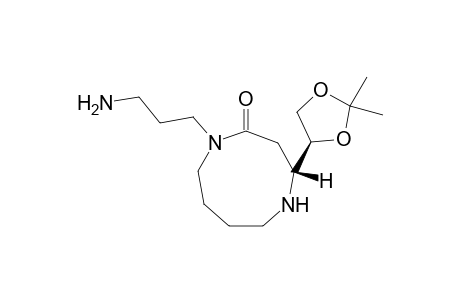 (4R)-1-(3-aminopropyl)-4-[(4S)-2,2-dimethyl-1,3-dioxolan-4-yl]-1,5-diazonan-2-one