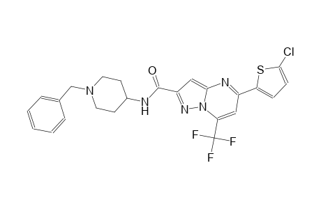 N-(1-benzyl-4-piperidinyl)-5-(5-chloro-2-thienyl)-7-(trifluoromethyl)pyrazolo[1,5-a]pyrimidine-2-carboxamide
