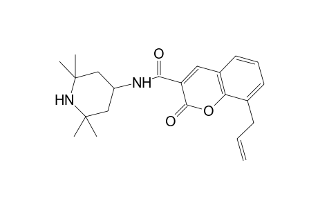 8-Allyl-2-oxo-2H-chromene-3-carboxylic acid (2,2,6,6-tetramethyl-piperidin-4-yl)-amide