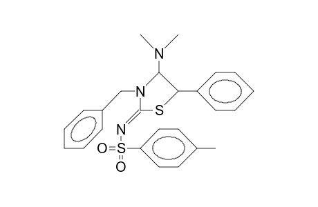 trans-2-Tosylimino-3-benzyl-4-dimethyl-amino-5-phenyl-thiazolidine