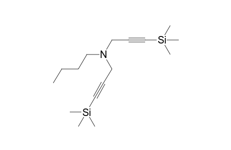 N,N-bis(3-trimethylsilylprop-2-ynyl)butan-1-amine