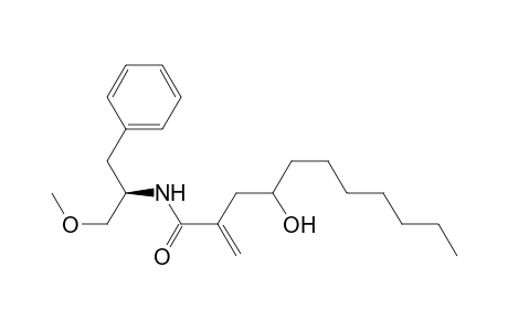 4-Hydroxy-N-[(R)-.alpha.-(methoxymethyl)phenethyl]-2-methyleneundecanamide