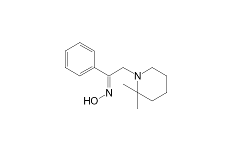 (E)-2-(2',2'-Dimethylpiperidino)-1-phenyletanone - oxime