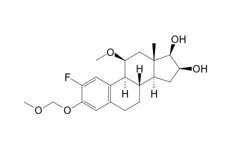 (8S,9S,11S,13S,14S,16S,17R)-2-fluoranyl-11-methoxy-3-(methoxymethoxy)-13-methyl-6,7,8,9,11,12,14,15,16,17-decahydrocyclopenta[a]phenanthrene-16,17-diol