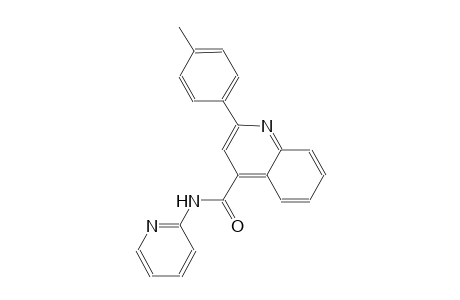 2-(4-methylphenyl)-N-(2-pyridinyl)-4-quinolinecarboxamide