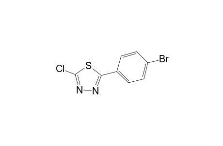 2-(4-bromophenyl)-5-chloranyl-1,3,4-thiadiazole