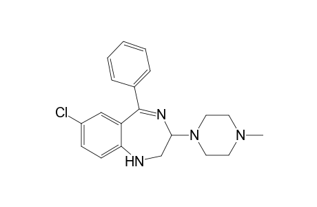 1H-1,4-Benzodiazepine, 7-chloro-2,3-dihydro-3-(4-methyl-1-piperazinyl)-5-phenyl-