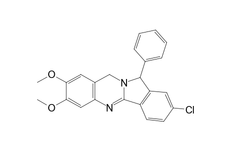 2-Chloro-7,8-dimethoxy-12-phenyl-10,12-dihydroisoindolo[1,2-b]quinazoline