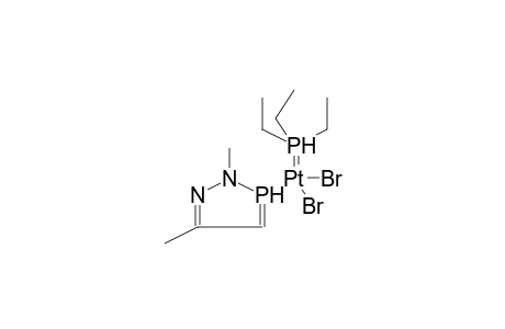 CIS-(2,5-DIMETHYL-1,2,3-DIAZOPHOSPHOLE)TRIETHYLPHOSPHINEDIBROMOPLATINA