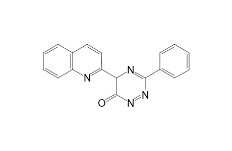 3-Phenyl-5-(2'-quinolinyl)-1,2,4-triazin-1H-6-one