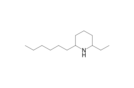 2-Hexyl-6-ethylpiperidine