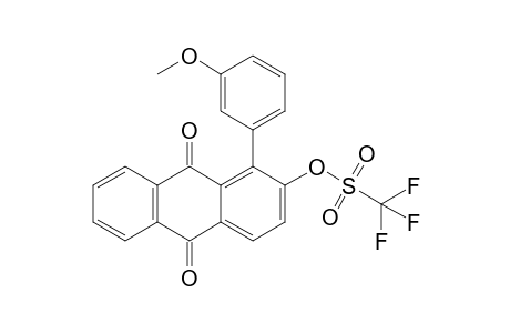 1-(3-Methoxyphenyl)-2-[(trifluoromethyl)sulfonyloxy]anthraquinone