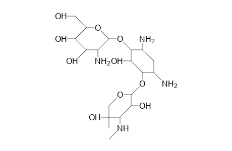 O-2-Amino-2-deoxy.beta.-D-glucopyranosyl-(1-4)-garamine